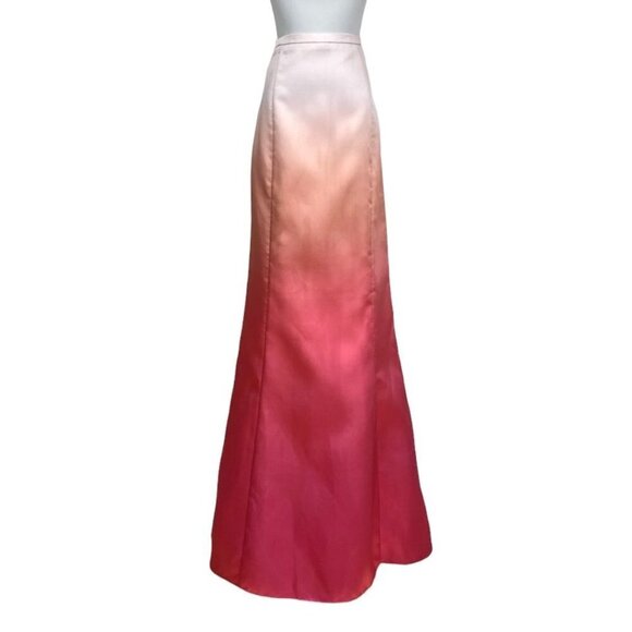 PERRY ELLIS PINK OMBRE HIGH RISE SIREN PRINCESS SKIRT - 8 - Picture 2 of 10